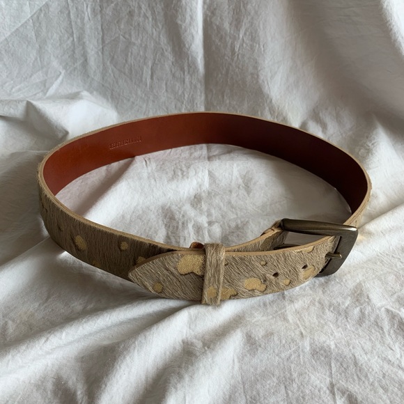 Tommy Hilfiger Size S Leather Belt Animal Print